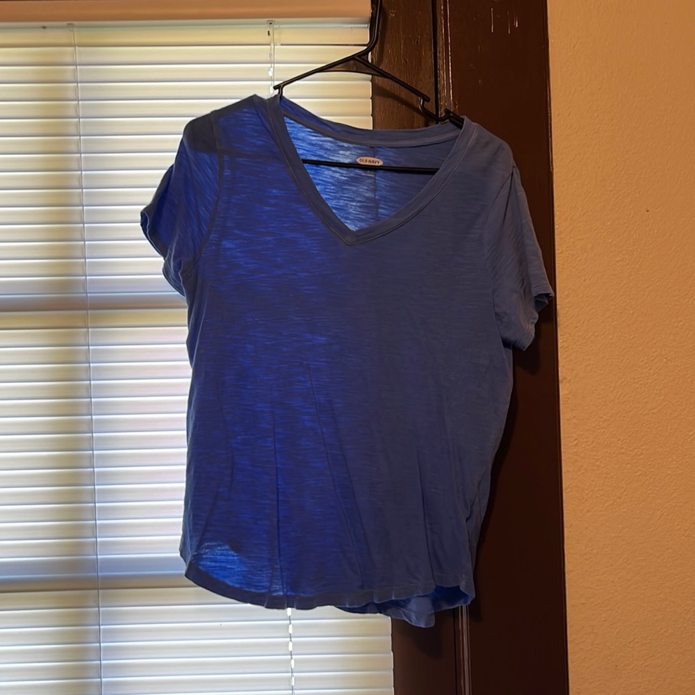 Old Navy Everywear Medium Blue Short Sleeve T-Shirt